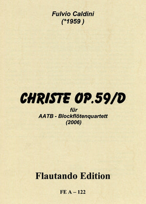 Christe Op. 59/D