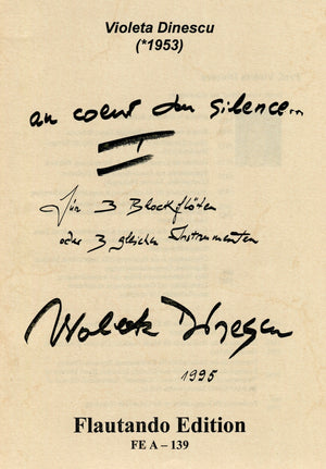Au coeur de silence I