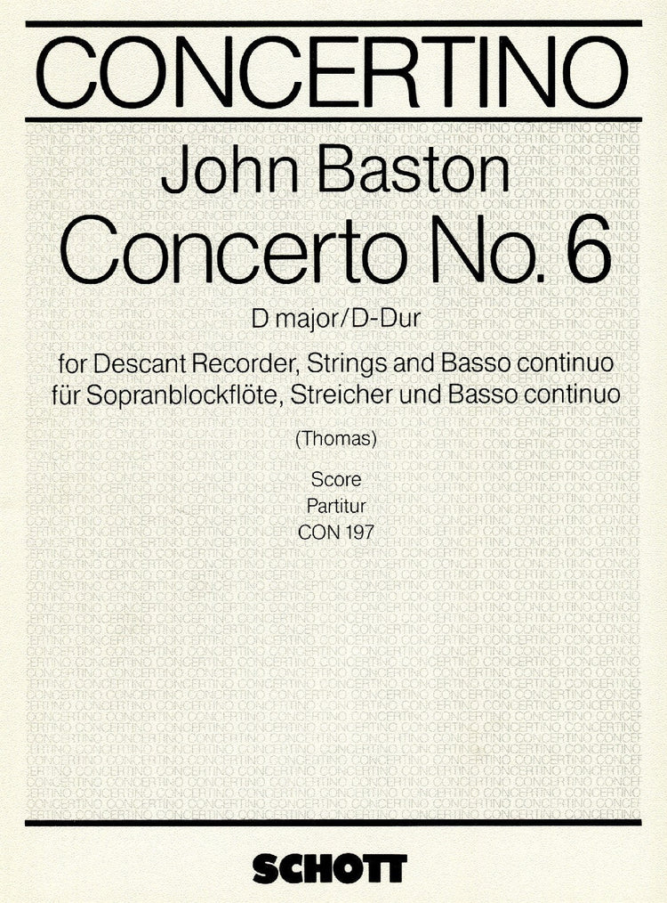 Concerto no. 6 in D Major