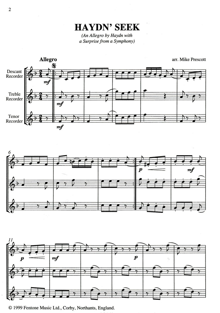 Haydn' Seek: Two Themes