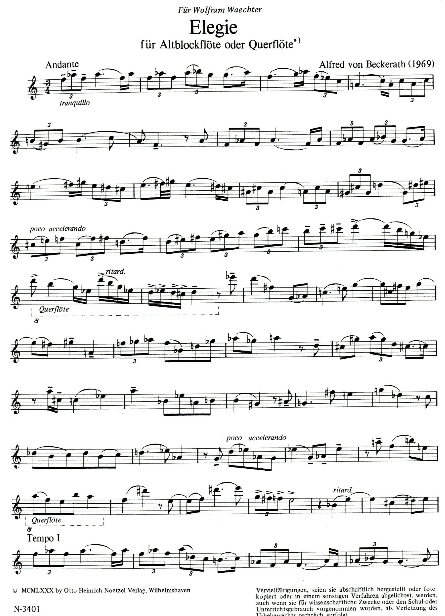 3 Pieces for Treble