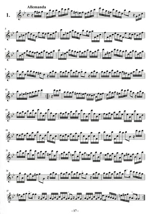 Baroque Solo Pieces for Recorder