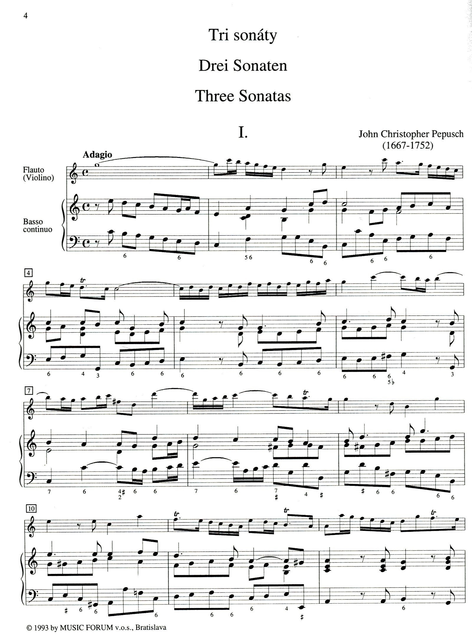Three Sonatas