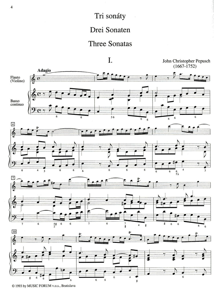 Three Sonatas