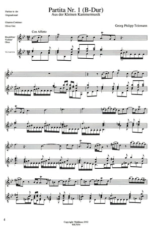 Partita no. 1 (Bb Major)