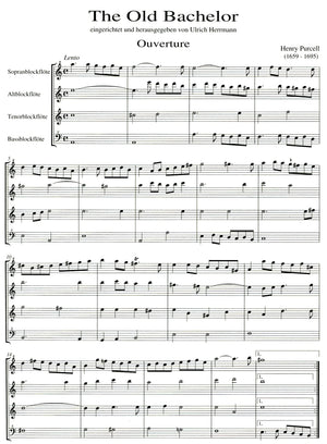 The Old Bachelor Ouverture Suite