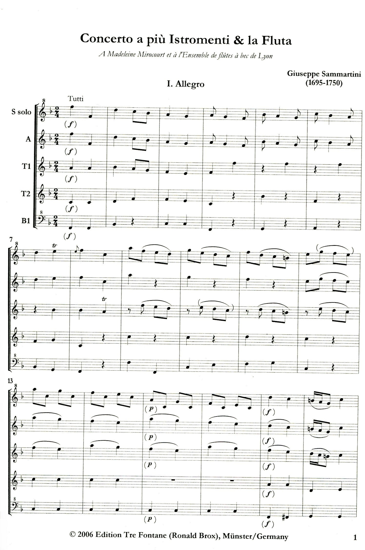 Concerto in F Major