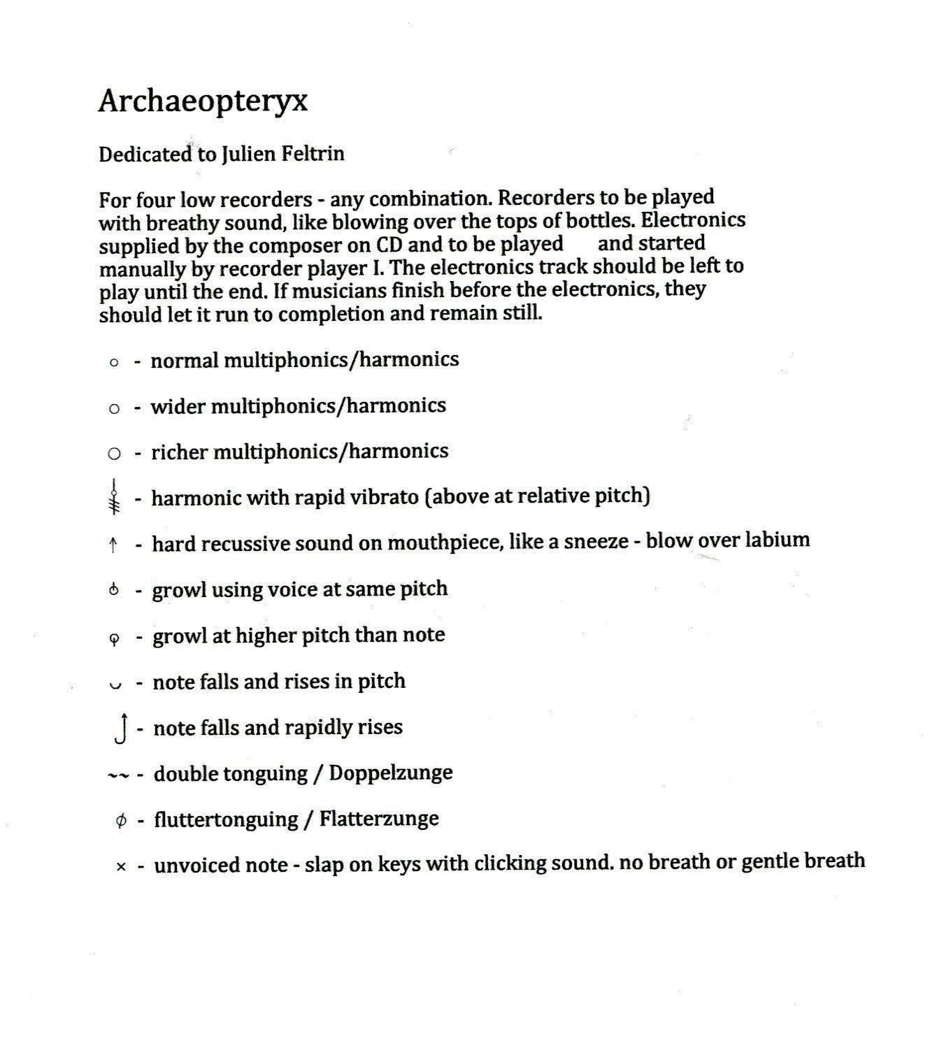 Achaeopteryx