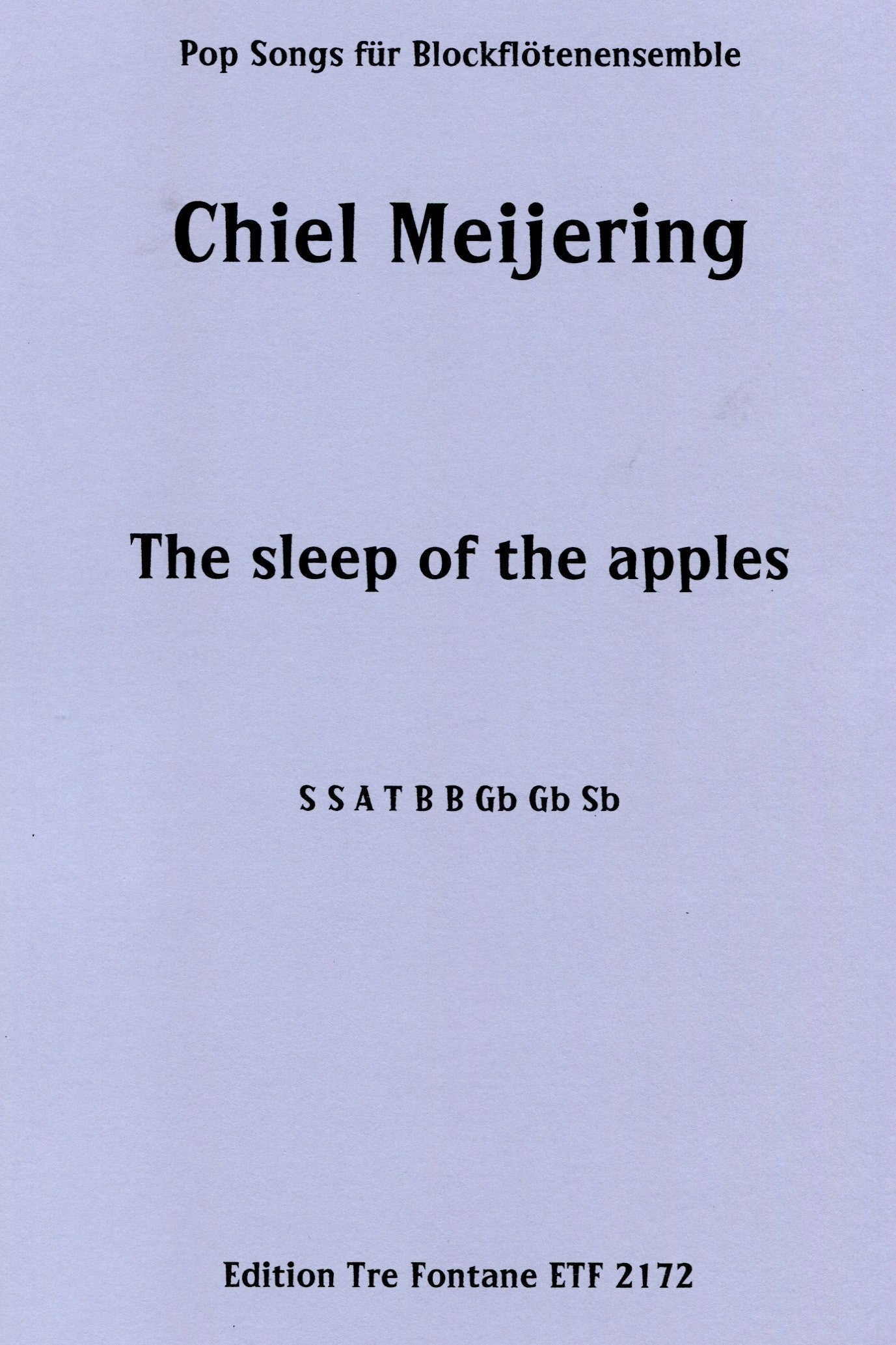 The Sleep of the Apples