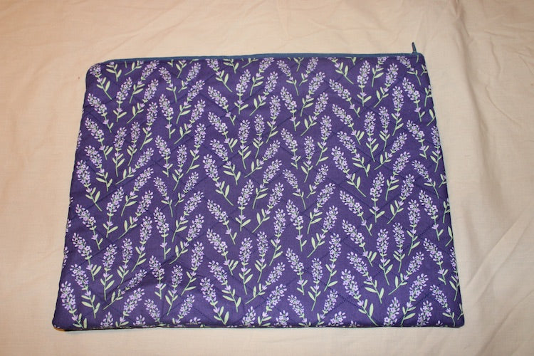 Handmade Sheet Music Pouch (Blue Lavendar)